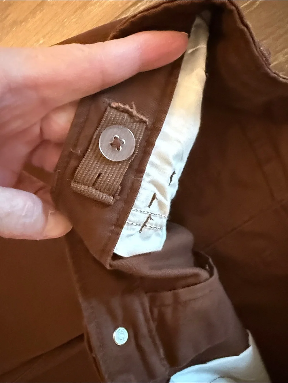 Class Club Brown Kids Chino Pants with Adjustable Waistbands
